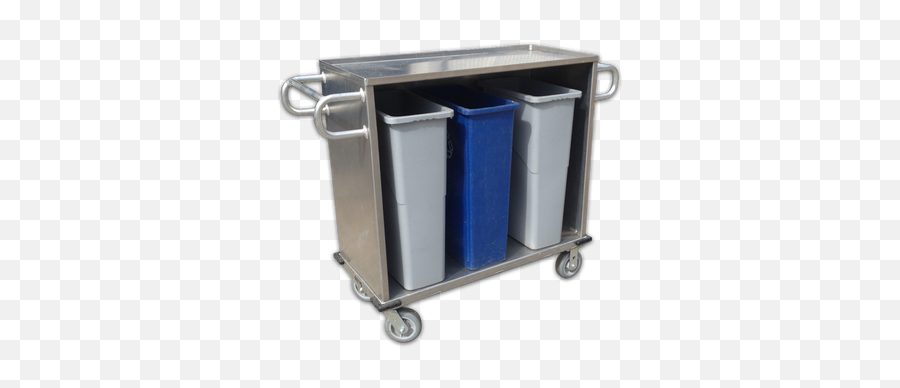 Trash Can Cart U2013 Gill Manufacturing - Bag Png,Trash Can Transparent