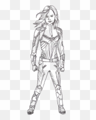 Captain Marvel Misses The Mark U2013 Tower 91st Year - Full Drawing png