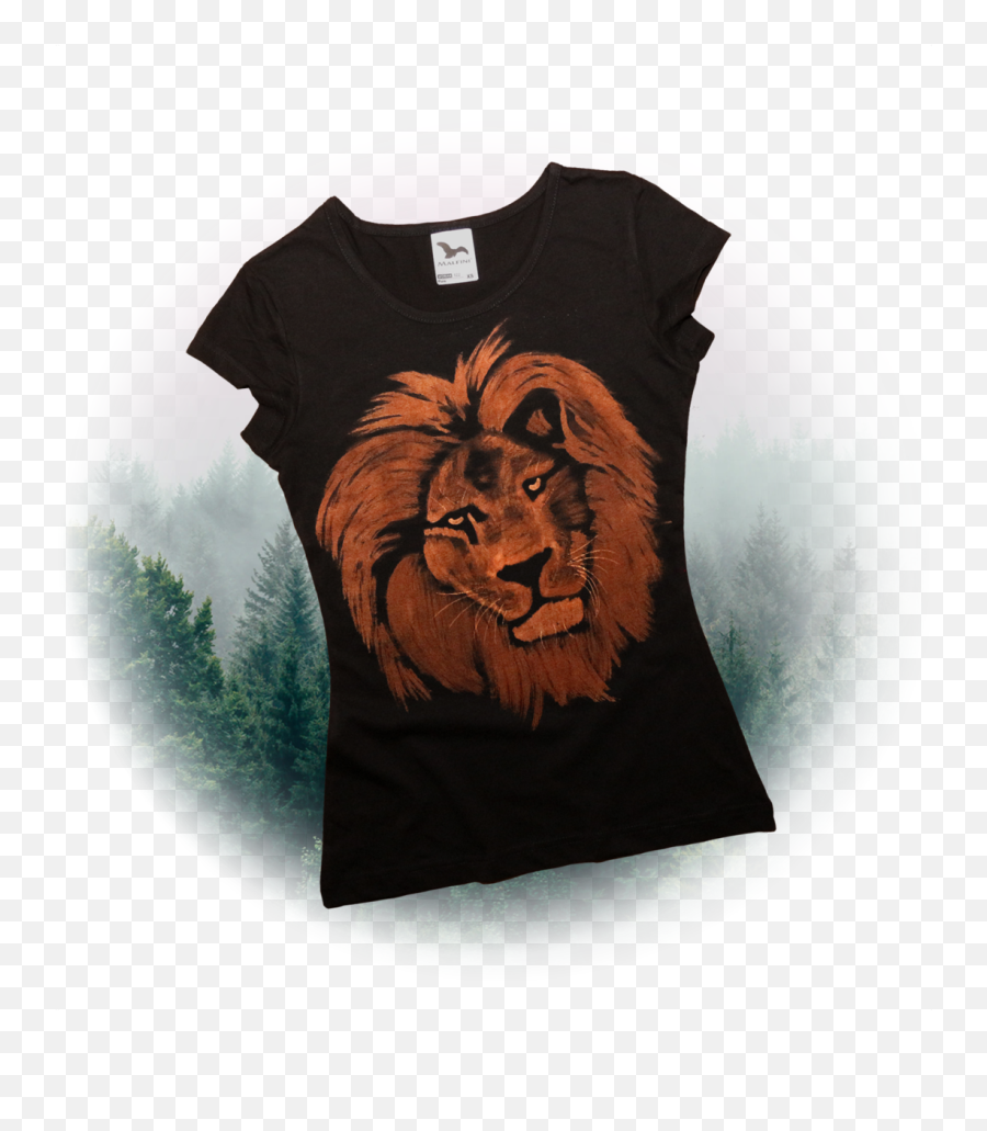 Lion Head T Shirt - Masai Lion Png,Lion Head Png
