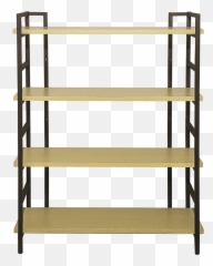 Nature Industrial Style Bookcase - Shelf Png,Bookcase Png