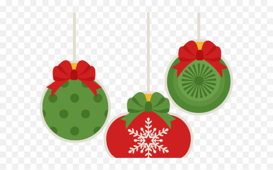 Christmas Ornament Clipart Orniment - Cute Ornament Christmas Party Red And Green Png,Christmas Clipart Png
