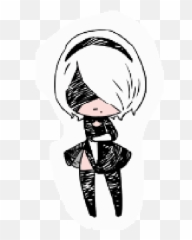 Nier Automata - Line Stickers png