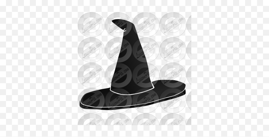Witch Hat Stencil For Classroom Therapy Use - Great Witch Crescent Png,Witch Hat Transparent