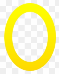Download Hd Letter Clipart Yellow - Letter O Free Clip Art Letter O Clipart Yellow Png,Letter O Png