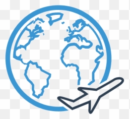 Airplane Earth Plane Planet Transport Travel Icon - Ikooni Png,Airplane Icon Png