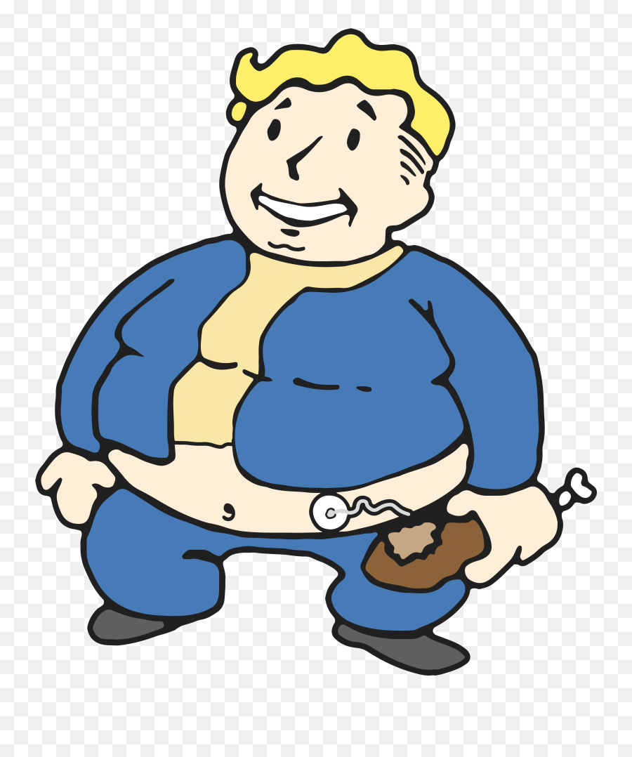 Vault Boy - Fallout Vault Boy Png,Fallout 4 Logo Png