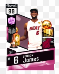 Download Lebron James Finals Cards - Pink Diamond Kevin Love Chris Bosh Nba 2k17 png