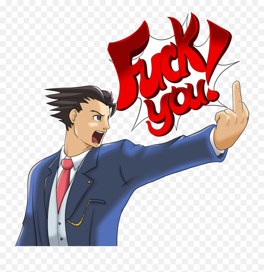 Ace Attorney Clipart Objection - Phoenix Wright Ace Attorney Objection Png,Objection Png