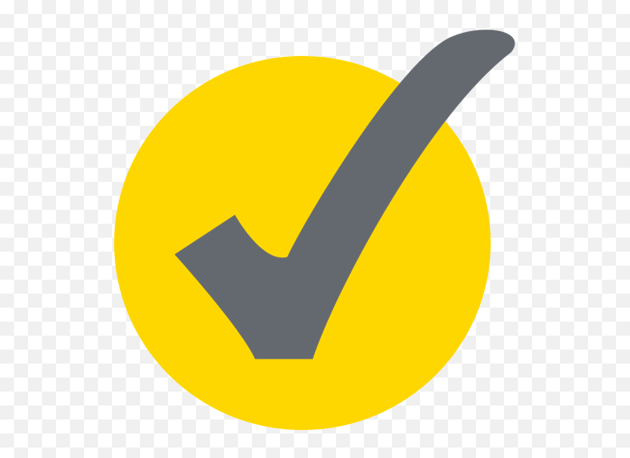 Tick icon. Tick icon PNG. Yellow check Mark transparent. Yellow icon.