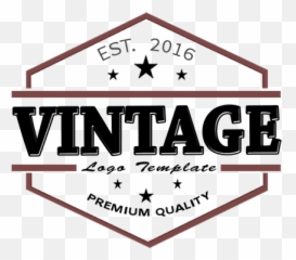 Retro Hexagon Logo Psd Template - Triangle Png,Retro Png