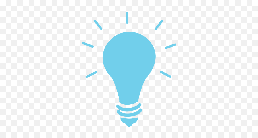 Lightbulb Clipart Png Transparent - Light Bulb Drawing Blue,Light Bulb Clip Art Png