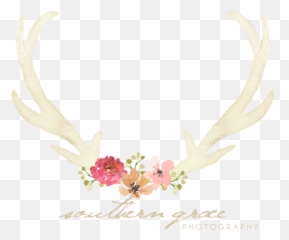 Reindeer Antlers Headband Png - Flower,Headband Png