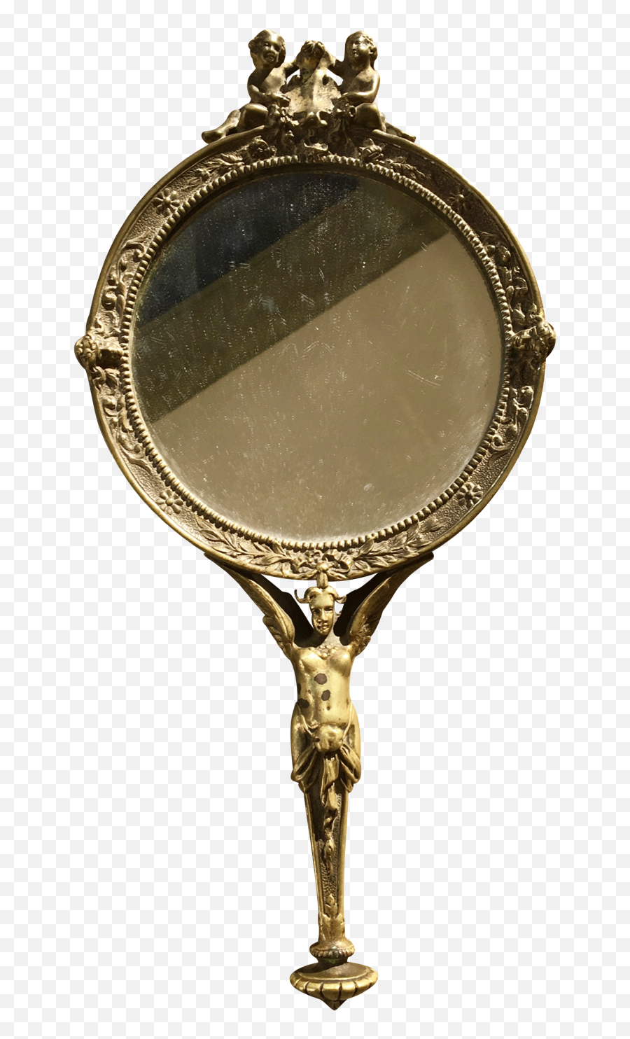 19th Century French Empire - Antique Png,Hand Mirror Png