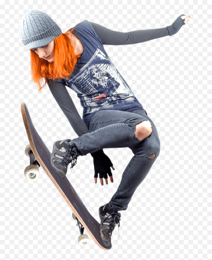 Skateboarder Ginger Transparent Png - Skateboarding Png,Skateboard Png
