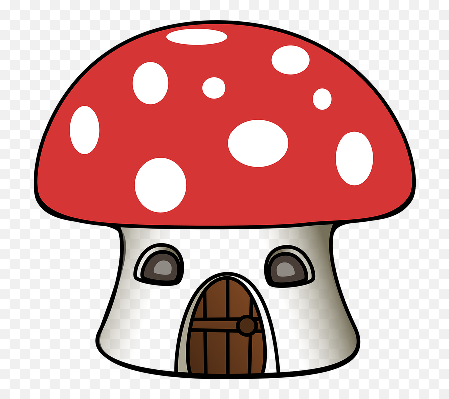 Mushroom House Cartoon - Cartoon Mushroom House Png,House Cartoon Png