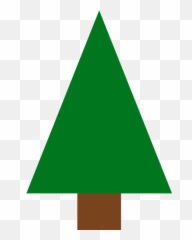 Download Hd Triangle Christmas Tree Clipart Transparent Png - Triangle Pine Tree Clipart,Christmas Tree Clipart Transparent Background