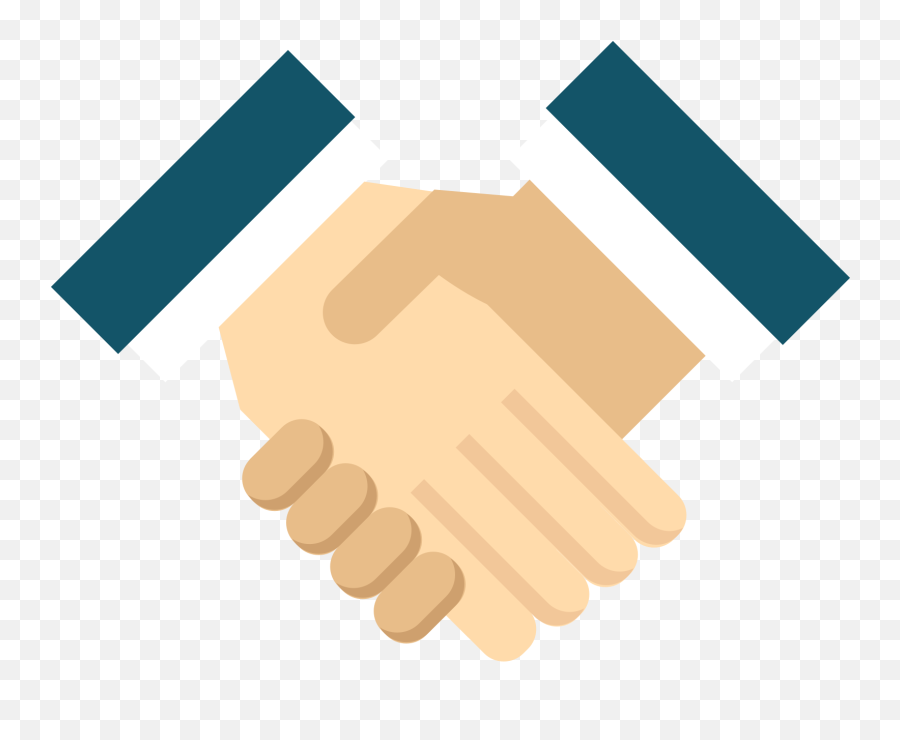 Handshake Flat Icon - Flat Hand Shake Icon Png,Flat Hand Png