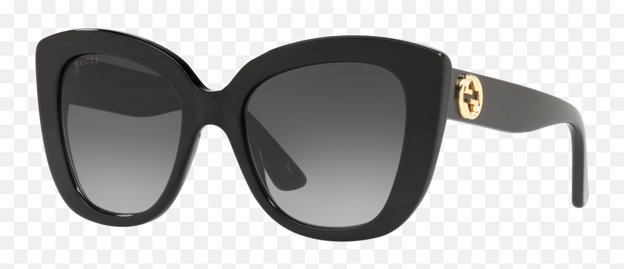Shop Gucci Black Cat Eye - Womens Gucci Cat Eye Sunglasses Png,Gucci Transparent