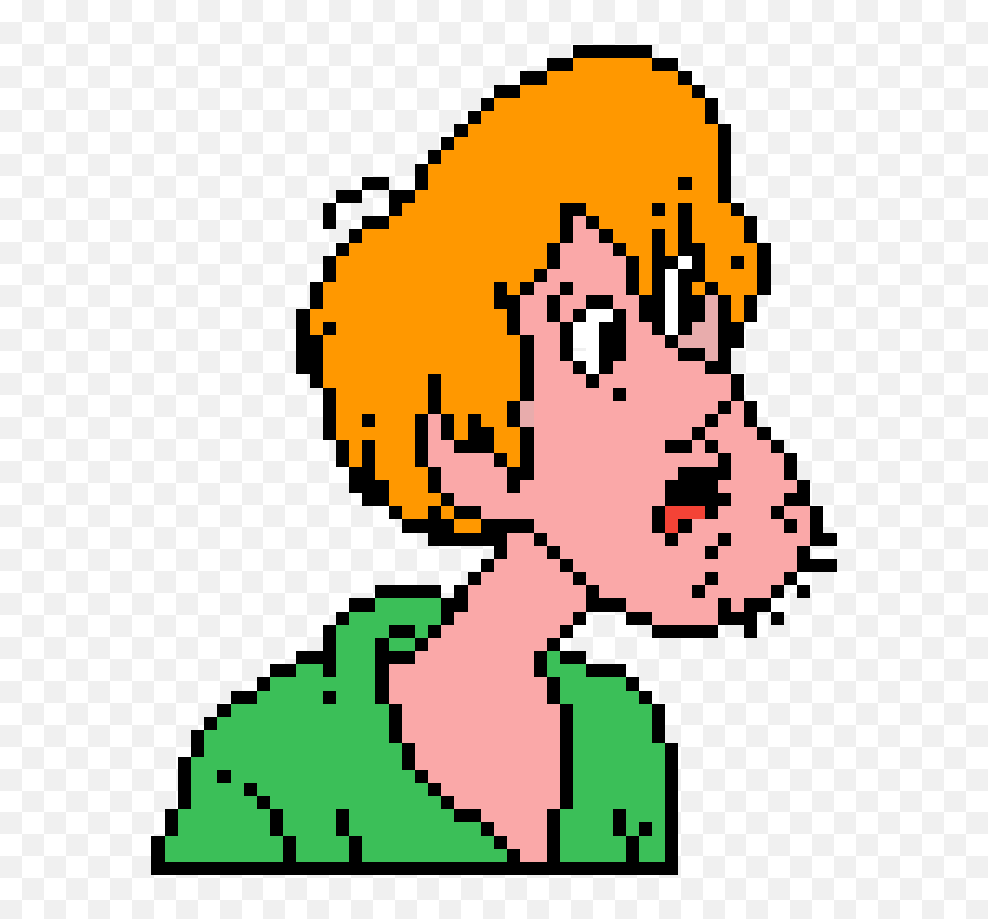 Pixilart - Shaggy Scooby Doo By Huckleberry Cool Minecraft Pixel Art Png,Shaggy Transparent