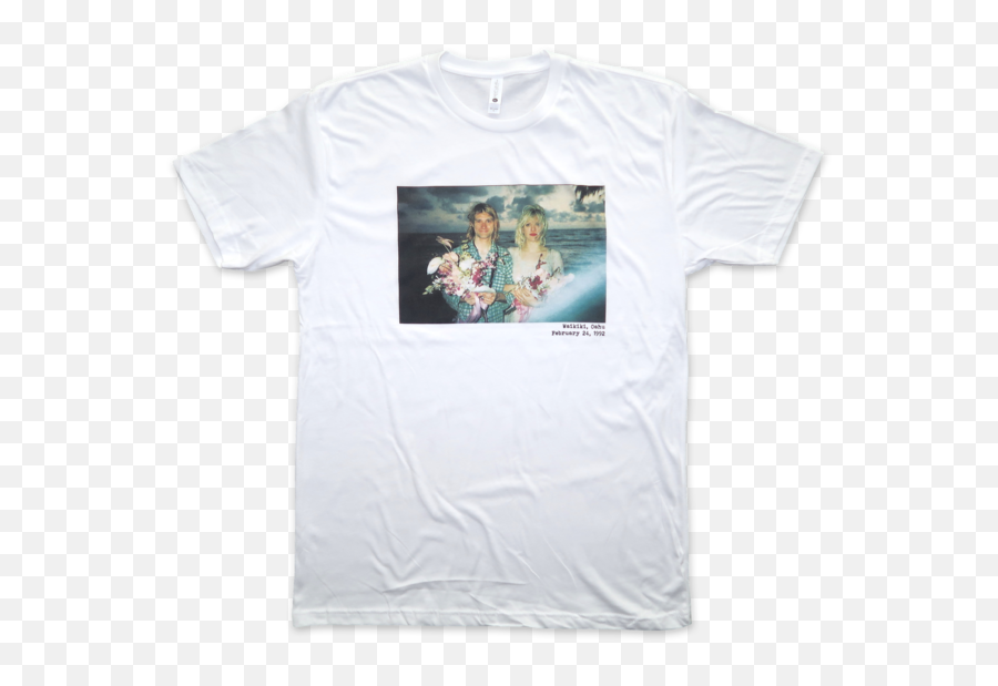 Kurt Cobaincourtney Wedding T - Shirt Courtney Love And Kurt Cobain Png,Kurt Cobain Png