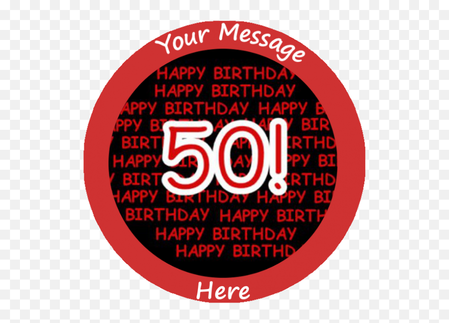 50th Birthday - Dot Png,50th Birthday Png