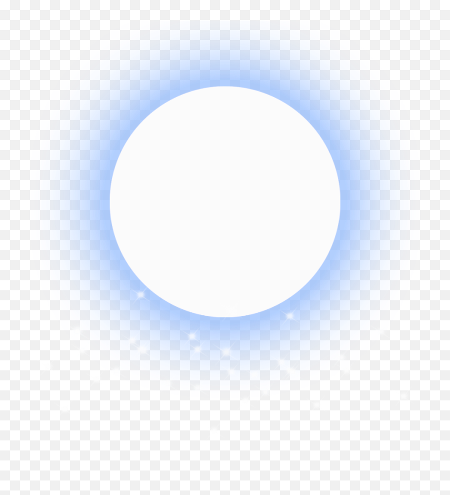 Download Ftestickers Moon Stars Blue - Circle Png,Glowing Star Png