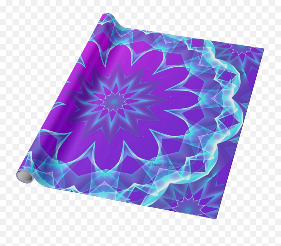 Psychedelic Stars Abstract Violet - Vertical Png,Purple Glow Png