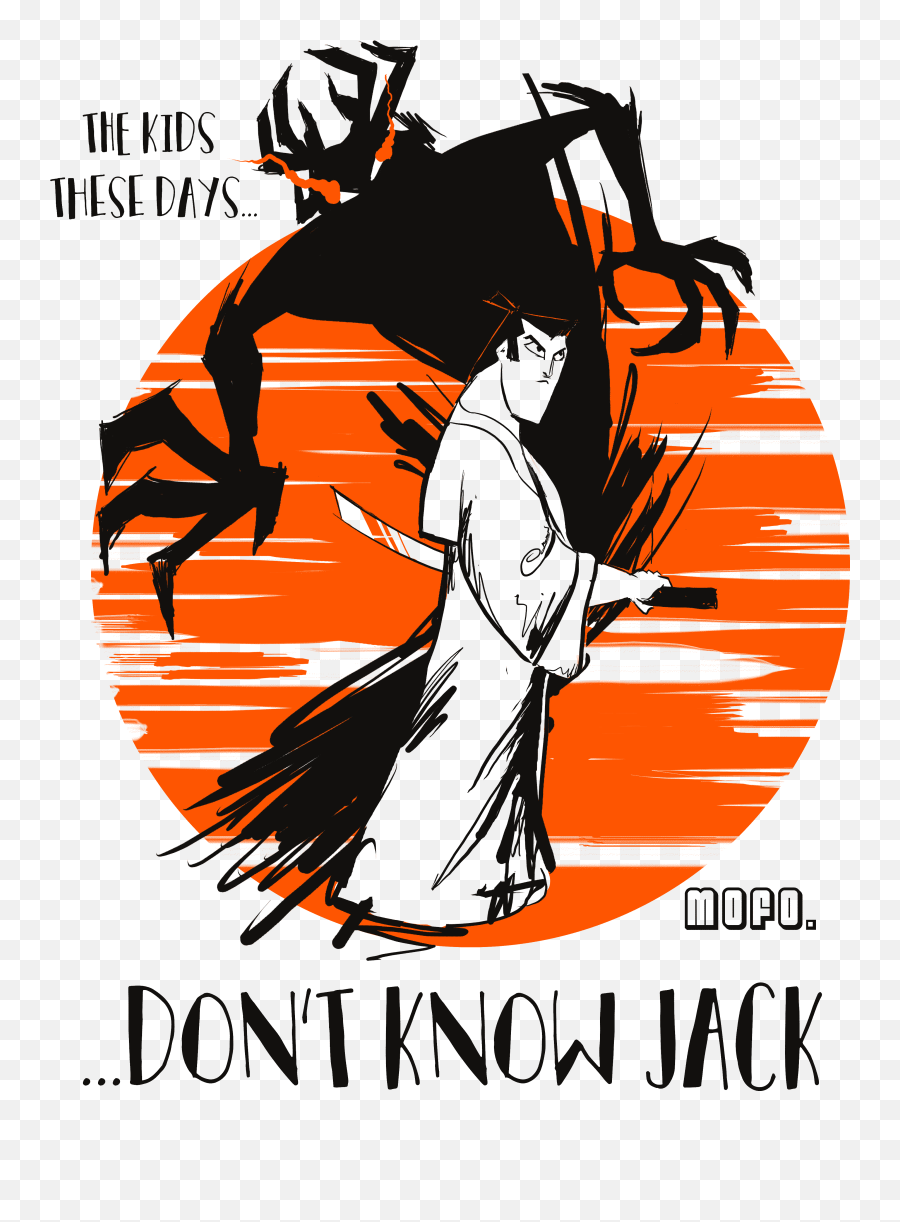 Download Hd Samuraijack Sunfinal - Illustration Transparent Poster Png,Samurai Jack Png