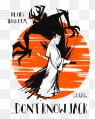Download Hd Samuraijack Sunfinal - Illustration Transparent Poster Png,Samurai Jack Png