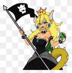 Pixilart - Bowsette Collab By Dejatwo Fictional Character Png,Bowsette Png