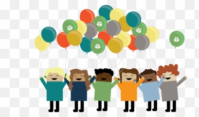 Meeple With Balloons - Sharing Png,Meeple Png
