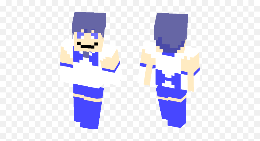 Download Sailor Mercury Minecraft Skin For Free - Rick Grimes Minecraft Skin Png,Sailor Mercury Png