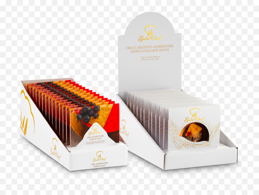 Edible Gold And Silver Leaf Chef Business - Cardboard Packaging Png,Gold Leaves Png