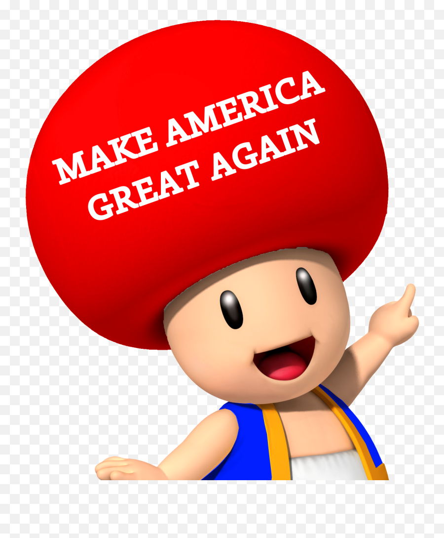 Download Make America Great Again - Mario Toad Png Image Small Toad Png Mario,Toad Transparent