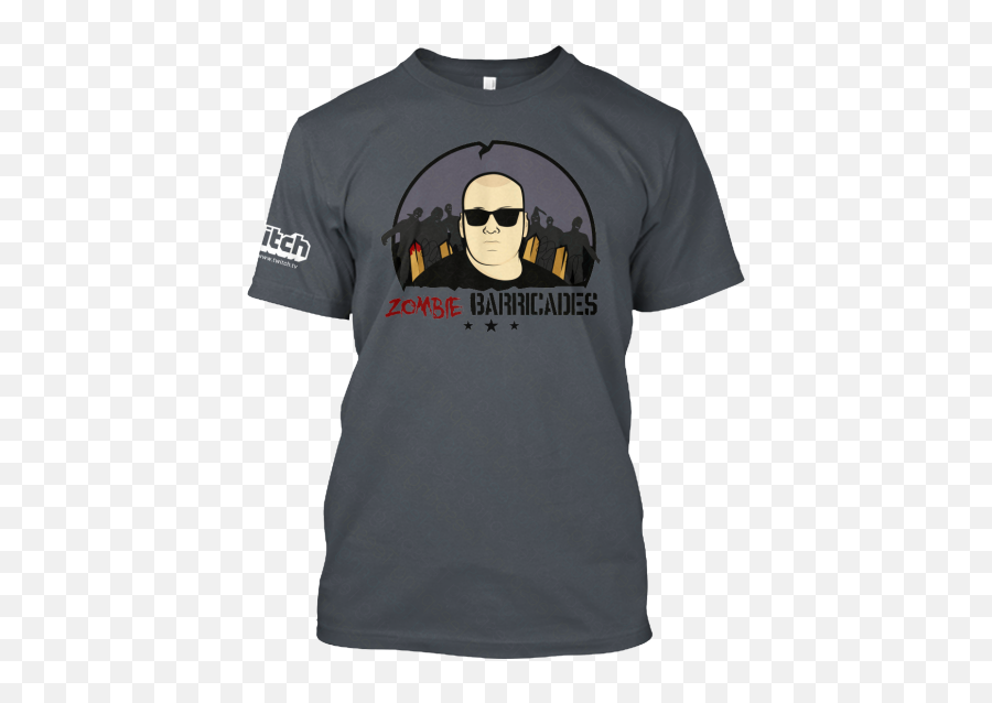 Official Zombie Barricades - Short Sleeve Png,Twitch Transparent Shirt