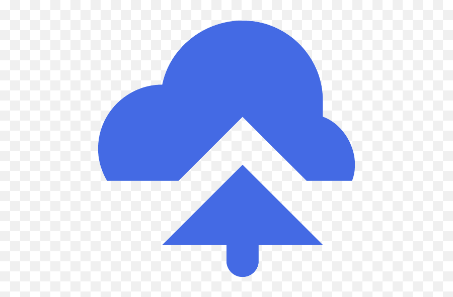 Royal Blue Cloud Upload Icon - Free Royal Blue Cloud Icons File Upload Icon Red Transparent Png,Upload Icon