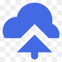 Royal Blue Cloud Upload Icon - Free royal icons File Upload Icon Red Transparent png