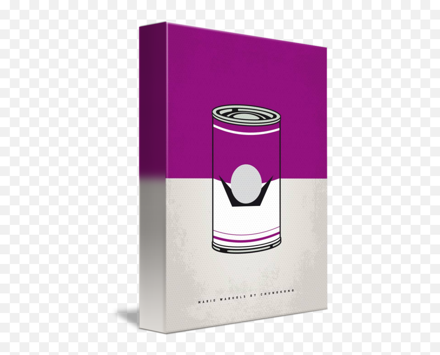 My Waluigi Warhols Minimal Can Poster By Chungkong Art - Illustration Png,Waluigi Transparent