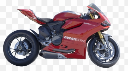 Clipart - Red Motorcycle Full Size PNG Silhouette