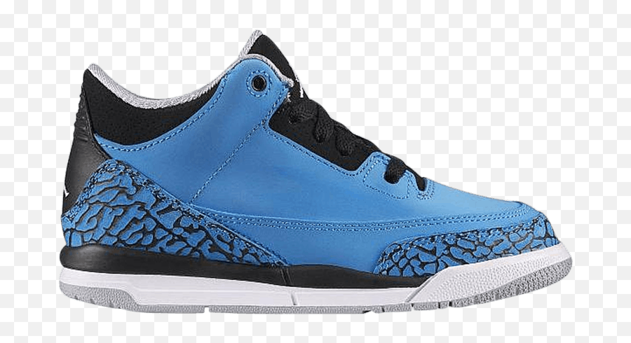 Ps Air Jordan 3 Retro Bp Powder Blue - Round Toe Png,Air Jordan Iii Premium Icon