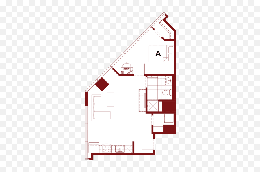 Floor Plans - Vertical Png,Icon Apartments Usc