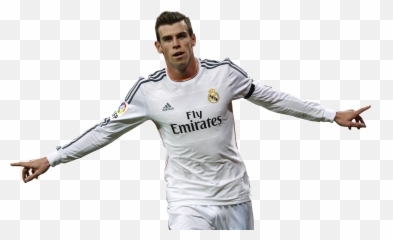 Download Free Real United Sleeve Madrid Football Cf Ball - Gareth Bale Png