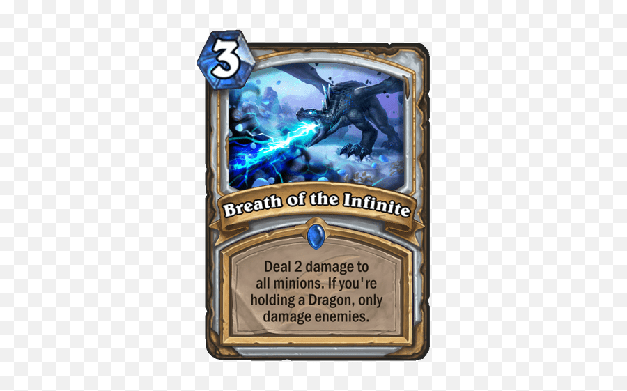 Breath Of The Infinite - Descent Of Dragons Expansions Breath Of The Infinite Hearthstone Png,Infinite Png
