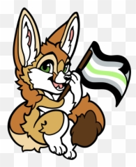 Fursona Pins - Agender Non Binary Fursona Pins Png,Agender Icon