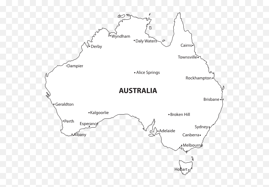 Map Of Australia With Cities Logo Download - Logo Icon Dot Png,Map Icon Vector