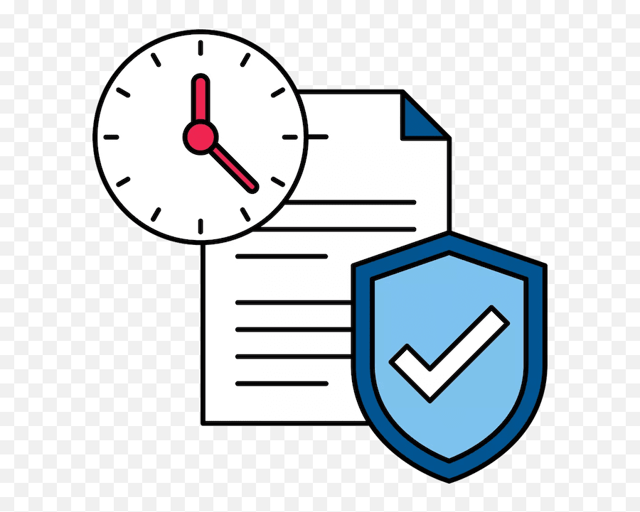 Secure File Transport Powered By Botdoc - White Clock Clip Art Png,Email Icon Files