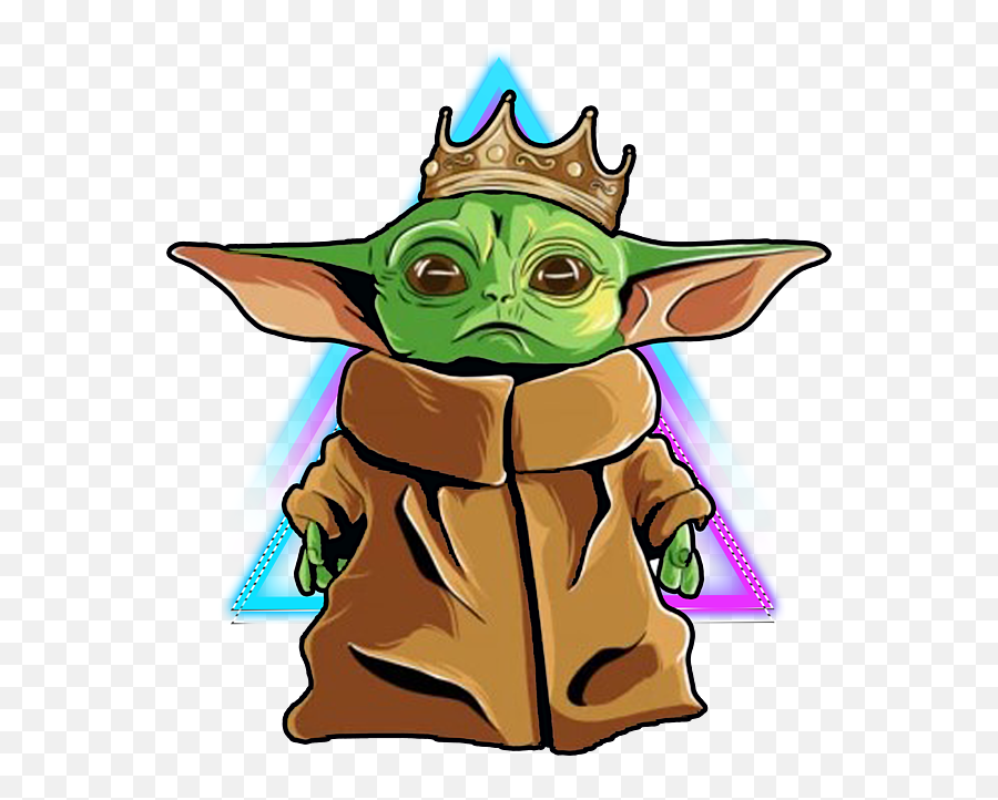 The Mandalorian Baby Yoda King Gildan Fleece Blanket - Baby Yoda En Lettering Png,Baby Yoda Icon