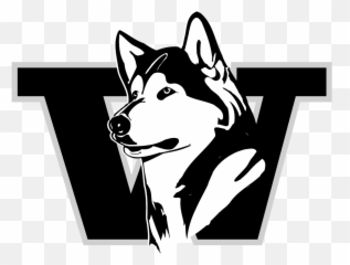Washington Huskies Logo Black And White 2 U2013 Brands Logos - Husky png