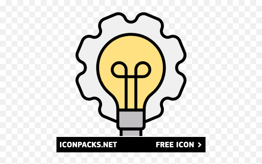 Free Light Bulb Gear Icon Symbol Png Svg Download - Metaverse Icon Free,What Does The Gear Icon Look Like