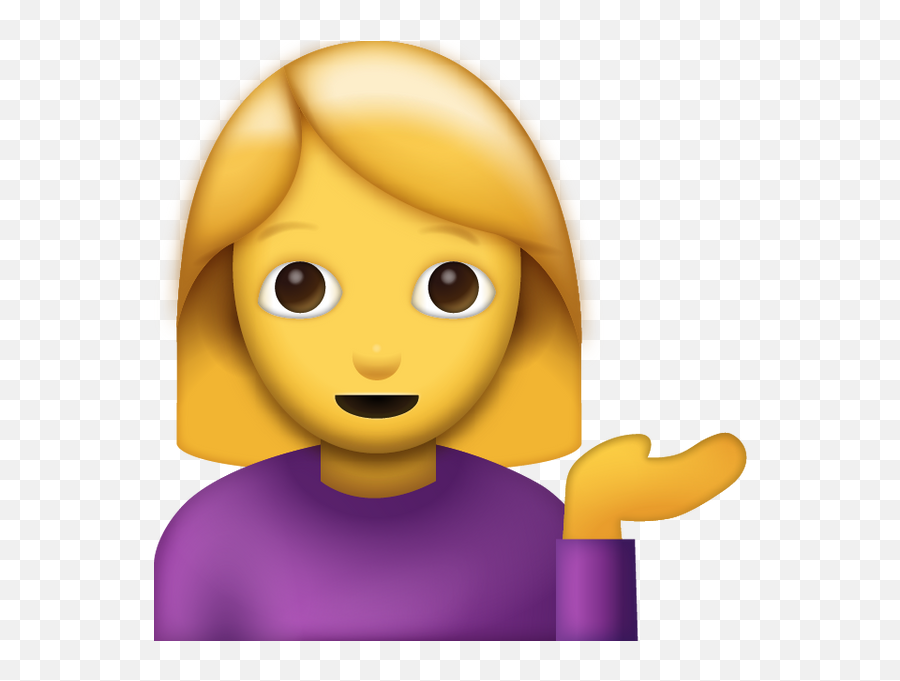 Helping Woman Emoji Free Download Iphone Emojis Island - Woman Tipping Hand Emoji Png,Ios Help Icon